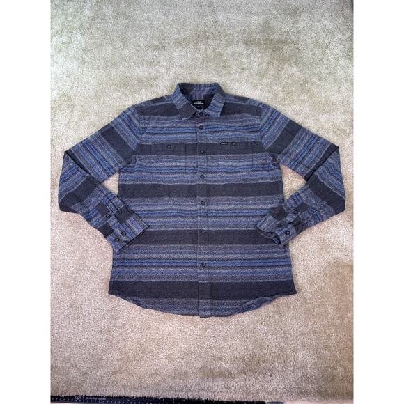 O'Neill Flannel Button Up Shirt Men's Small Long Sleeve Standard Fit Pocket C471 - Picture 1 of 9